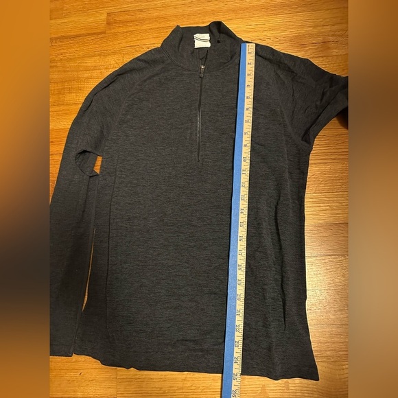 Saucony Sweater Mens S Gray Running 1/4 Zip Pullover Long Sleeve(b2 - Picture 9 of 10